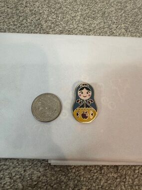 Disney Snow White nesting doll pin
